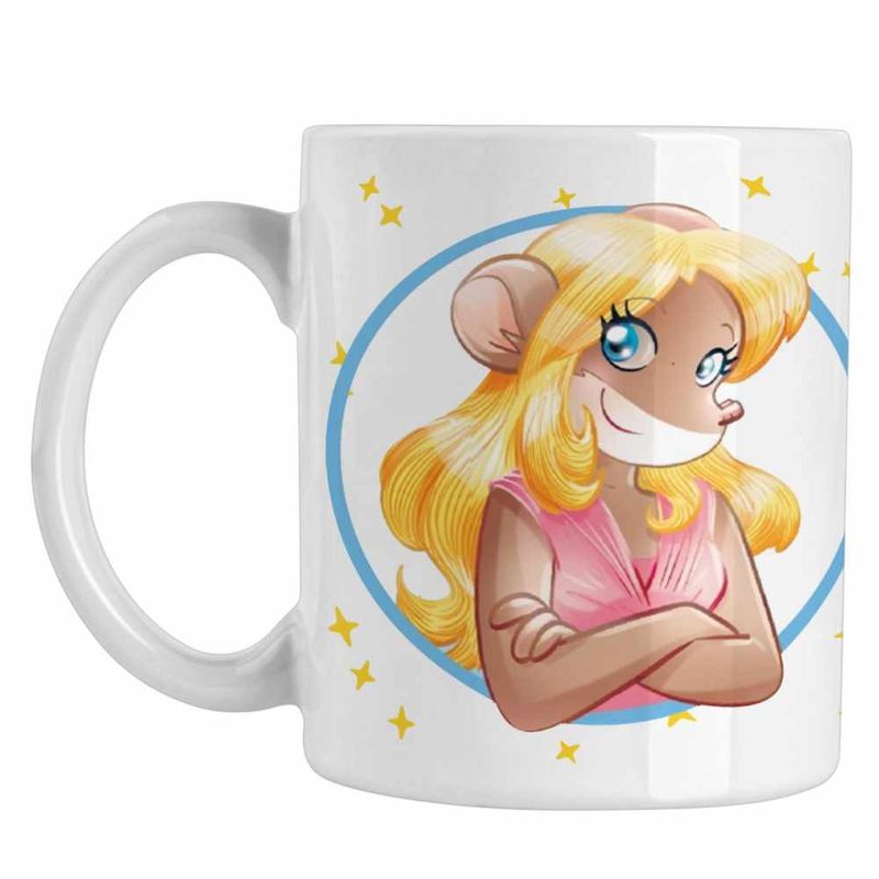 Casa si Gradina - Bucatarie si vesela - Cani si pahare - Cani si cesti - Cana Colette Geronimo Stilton CoolTrend, alba, 330ml - Infinity.ro