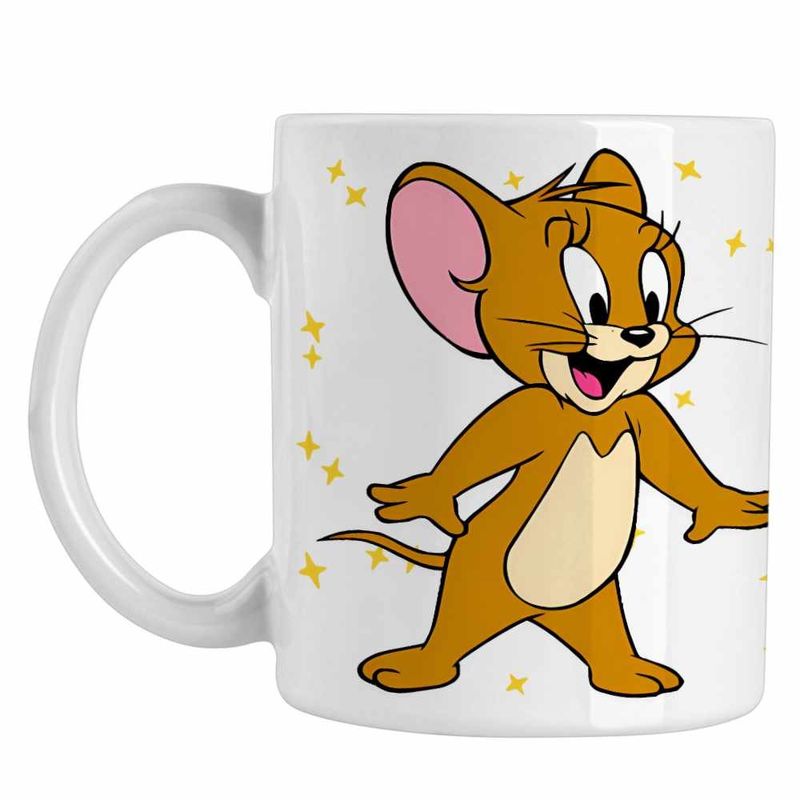 Casa si Gradina - Bucatarie si vesela - Cani si pahare - Cani si cesti - Cana Tom si Jerry Desene Animate CoolTrend, alba, 330ml - Infinity.ro