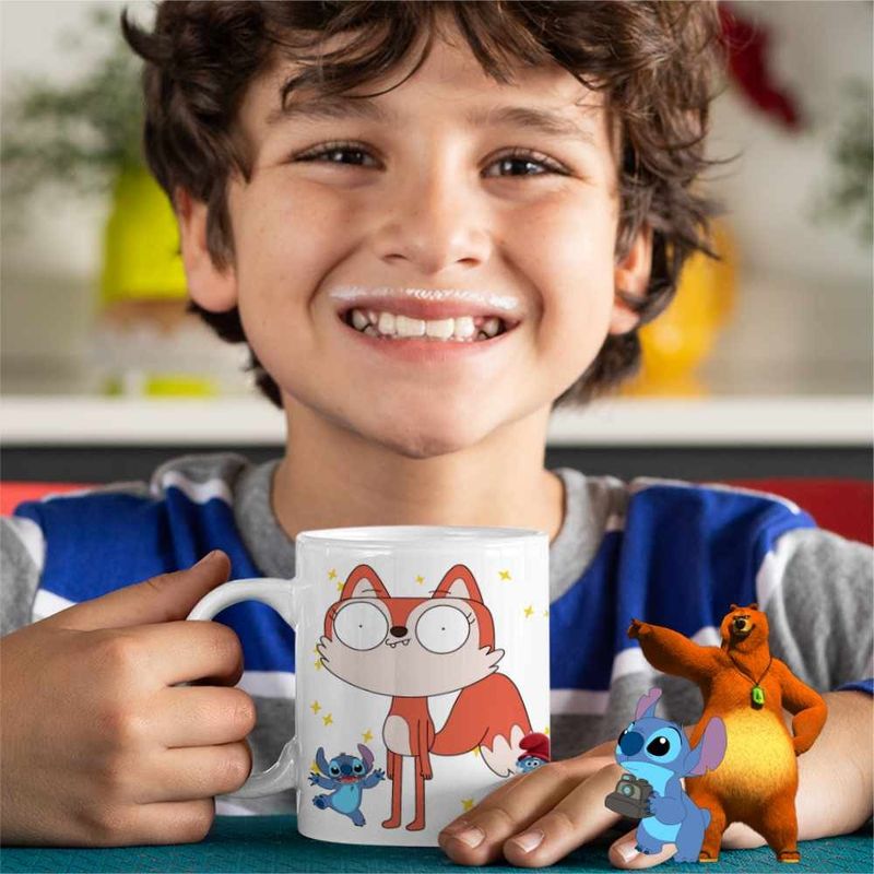 Casa si Gradina - Bucatarie si vesela - Cani si pahare - Cani si cesti - Cana Candle Fox Kiff Dublat CoolTrend, alba, 330ml - Infinity.ro