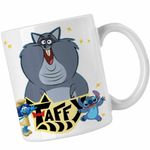 Casa si Gradina - Bucatarie si vesela - Cani si pahare - Cani si cesti - Cana Taffy Mash Cartoon CoolTrend, alba, 330ml - Infinity.ro