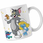 Casa si Gradina - Bucatarie si vesela - Cani si pahare - Cani si cesti - Cana Desene Copilarie Tom si Jerry CoolTrend, alba, 330ml - Infinity.ro