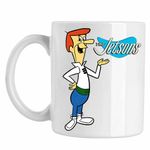 Casa si Gradina - Bucatarie si vesela - Cani si pahare - Cani si cesti - Cana Familia Jetson George Viitor Tata, CoolTrend, alba, 330ml - Infinity.ro