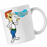 Casa si Gradina - Bucatarie si vesela - Cani si pahare - Cani si cesti - Cana Familia Jetson George Viitor Tata, CoolTrend, alba, 330ml - Infinity.ro