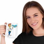 Casa si Gradina - Bucatarie si vesela - Cani si pahare - Cani si cesti - Cana Familia Jetson George Viitor Tata, CoolTrend, alba, 330ml - Infinity.ro