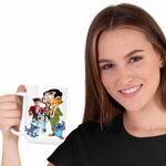 Casa si Gradina - Bucatarie si vesela - Cani si pahare - Cani si cesti - Cana Geronimo Stilton Mr Bean Bluey Roblox CoolTrend, alba, 330ml - Infinity.ro