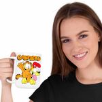 Casa si Gradina - Bucatarie si vesela - Cani si pahare - Cani si cesti - Cana Garfield Odie Calare Joaca, CoolTrend, alba, 330ml - Infinity.ro