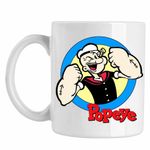 Casa si Gradina - Bucatarie si vesela - Cani si pahare - Cani si cesti - Cana Marinar Popeye Desene Animate Timonier, CoolTrend, alba, 330ml - Infinity.ro