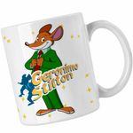 Casa si Gradina - Bucatarie si vesela - Cani si pahare - Cani si cesti - Cana Geronimo Stilton Desene Animate Ziarist CoolTrend, alba, 330ml - Infinity.ro