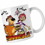 Casa si Gradina - Bucatarie si vesela - Cani si pahare - Cani si cesti - Cana Bunnicula Draculas Vampirul Iepuras All Gang CoolTrend, alba, 330ml - Infinity.ro