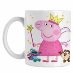 Casa si Gradina - Bucatarie si vesela - Cani si pahare - Cani si cesti - Cana Purcelusa Peppa Pig Zana Maseluta CoolTrend, alba, 330ml - Infinity.ro