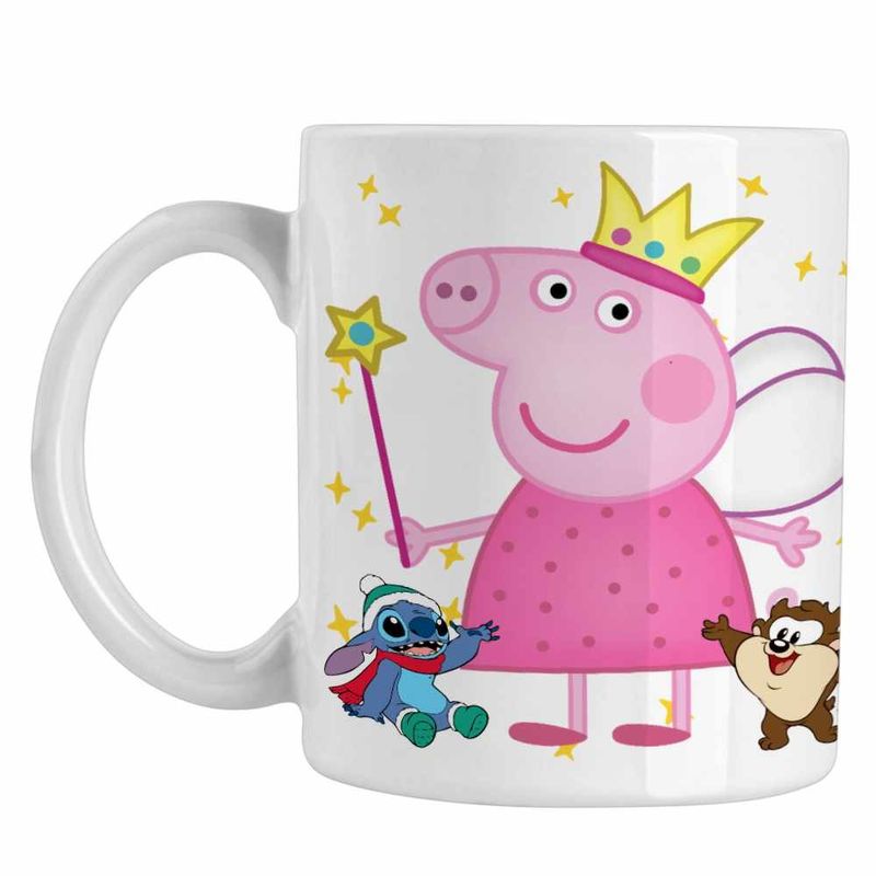 Casa si Gradina - Bucatarie si vesela - Cani si pahare - Cani si cesti - Cana Purcelusa Peppa Pig Zana Maseluta CoolTrend, alba, 330ml - Infinity.ro