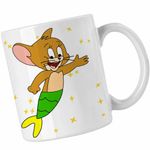 Casa si Gradina - Bucatarie si vesela - Cani si pahare - Cani si cesti - Cana Tom si Jerry Sirena CoolTrend, alba, 330ml - Infinity.ro