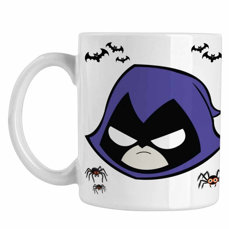 Casa si Gradina - Bucatarie si vesela - Cani si pahare - Cani si cesti - Cana Raven Spirit Haideti Tineri Titani CoolTrend, alba, 330ml - Infinity.ro