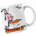 Casa si Gradina - Bucatarie si vesela - Cani si pahare - Cani si cesti - Cana Draculas Vampirul Iepuras CoolTrend, alba, 330ml - Infinity.ro
