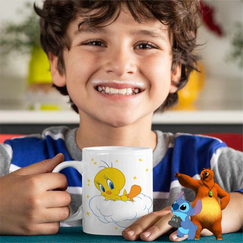 Casa si Gradina - Bucatarie si vesela - Cani si pahare - Cani si cesti - Cana Tweety Norisor CoolTrend, alba, 330ml - Infinity.ro