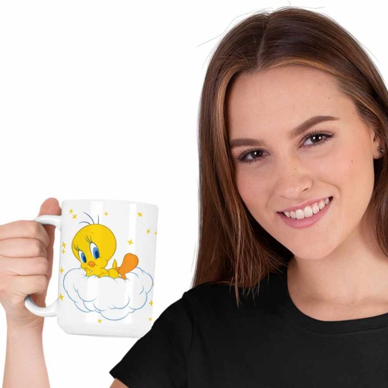 Casa si Gradina - Bucatarie si vesela - Cani si pahare - Cani si cesti - Cana Tweety Norisor CoolTrend, alba, 330ml - Infinity.ro
