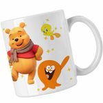 Casa si Gradina - Bucatarie si vesela - Cani si pahare - Cani si cesti - Cana Lamput Winnie the Pooh CoolTrend, alba, 330ml - Infinity.ro