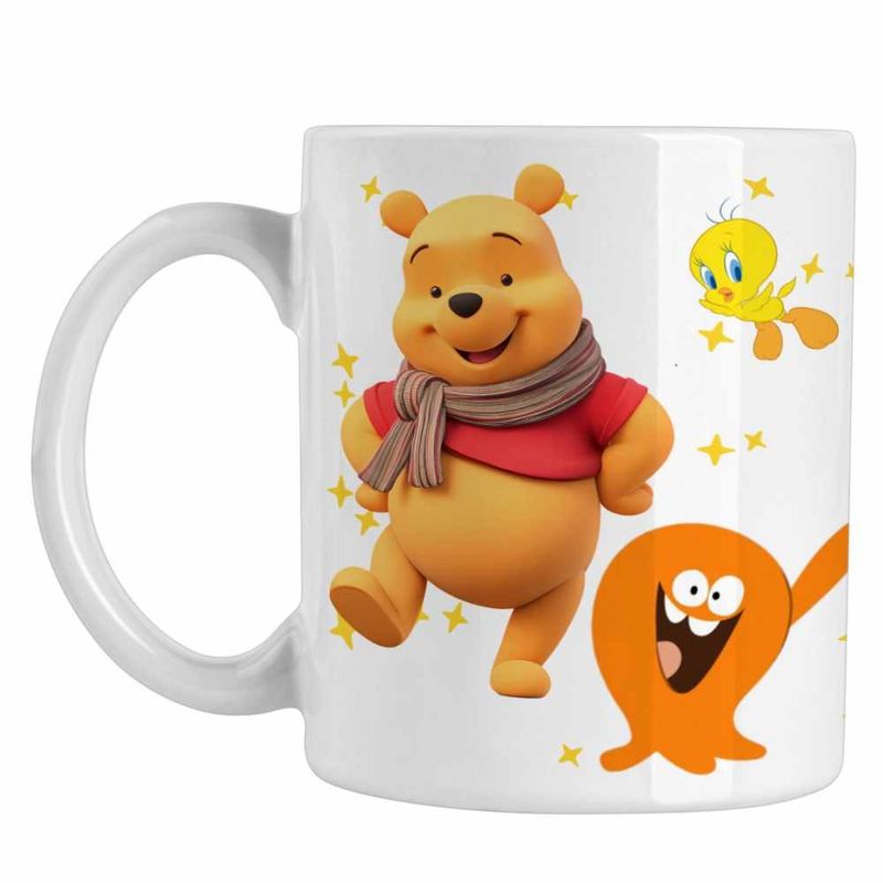Casa si Gradina - Bucatarie si vesela - Cani si pahare - Cani si cesti - Cana Lamput Winnie the Pooh CoolTrend, alba, 330ml - Infinity.ro