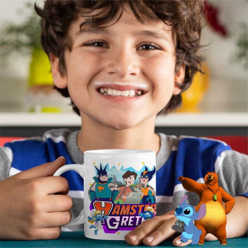 Casa si Gradina - Bucatarie si vesela - Cani si pahare - Cani si cesti - Cana Kevin Grant Gomez Hamster Gretel CoolTrend, alba, 330ml - Infinity.ro