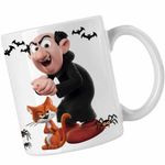 Casa si Gradina - Bucatarie si vesela - Cani si pahare - Cani si cesti - Cana Strumfii Gargamel Azrael Vrajitor CoolTrend, alba, 330ml - Infinity.ro