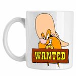 Casa si Gradina - Bucatarie si vesela - Cani si pahare - Cani si cesti - Cana Yosemite Sam Wanted, CoolTrend, alba, 330ml - Infinity.ro