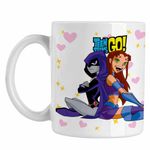 Casa si Gradina - Bucatarie si vesela - Cani si pahare - Cani si cesti - Cana Raven Starfire Tineri Titani CoolTrend, alba, 330ml - Infinity.ro