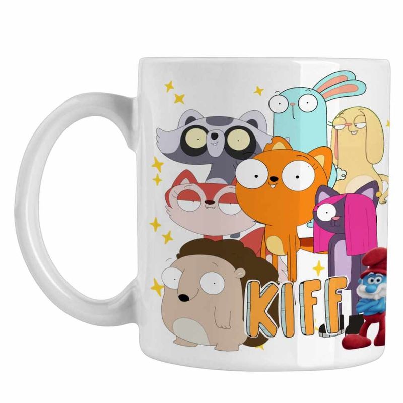 Casa si Gradina - Bucatarie si vesela - Cani si pahare - Cani si cesti - Cana Kiff Toata Echipa CoolTrend, alba, 330ml - Infinity.ro