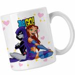 Casa si Gradina - Bucatarie si vesela - Cani si pahare - Cani si cesti - Cana Raven Starfire Tineri Titani CoolTrend, alba, 330ml - Infinity.ro