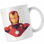 Casa si Gradina - Bucatarie si vesela - Cani si pahare - Cani si cesti - Cana Marvel Omul de Fier Iron Man CoolTrend, alba, 330ml - Infinity.ro