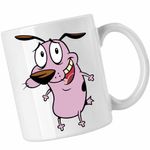 Casa si Gradina - Bucatarie si vesela - Cani si pahare - Cani si cesti - Cana Curaj Cainele Fricos Beagle, CoolTrend, alba, 330ml - Infinity.ro