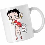 Casa si Gradina - Bucatarie si vesela - Cani si pahare - Cani si cesti - Cana Betty Boop Catel Pudel Valentines Day, CoolTrend, alba, 330ml - Infinity.ro