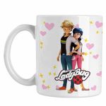 Casa si Gradina - Bucatarie si vesela - Cani si pahare - Cani si cesti - Cana Miraculous Marinette Adrien Agreste Miraculos CoolTrend, alba, 330ml - Infinity.ro