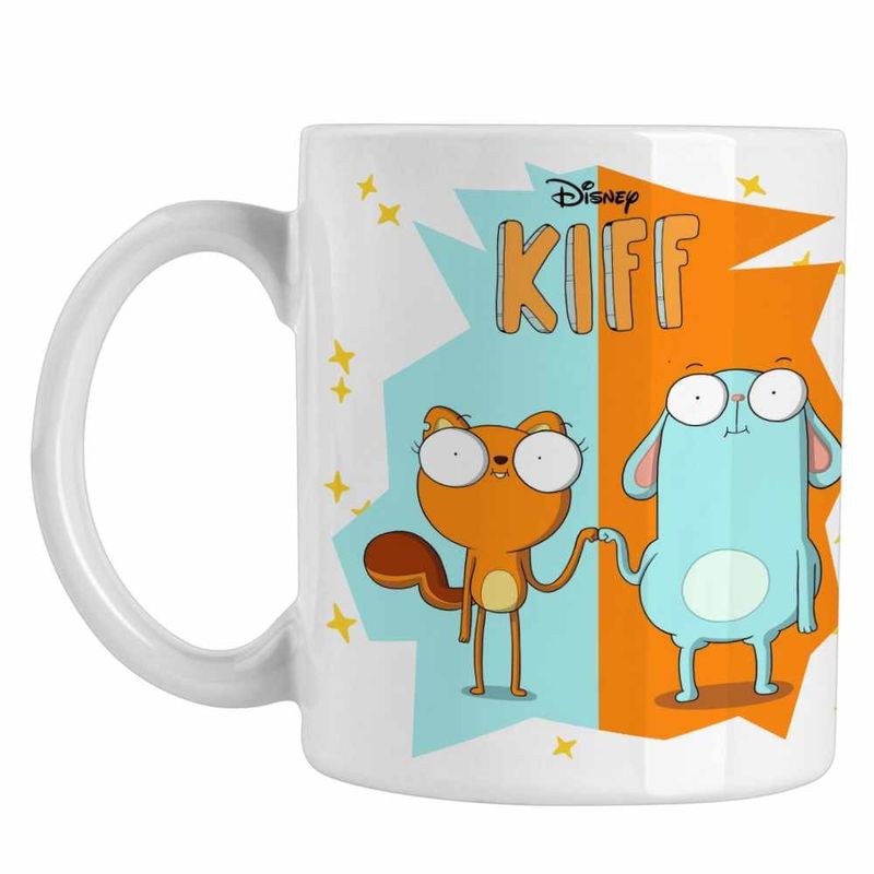 Casa si Gradina - Bucatarie si vesela - Cani si pahare - Cani si cesti - Cana Kiff Barry Friends Iepuras CoolTrend, alba, 330ml - Infinity.ro