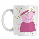 Casa si Gradina - Bucatarie si vesela - Cani si pahare - Cani si cesti - Cana Bunica Purcelusa Peppa Pig CoolTrend, alba, 330ml - Infinity.ro