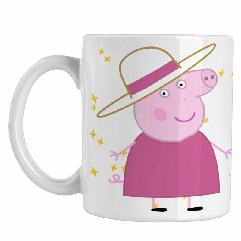 Casa si Gradina - Bucatarie si vesela - Cani si pahare - Cani si cesti - Cana Bunica Purcelusa Peppa Pig CoolTrend, alba, 330ml - Infinity.ro