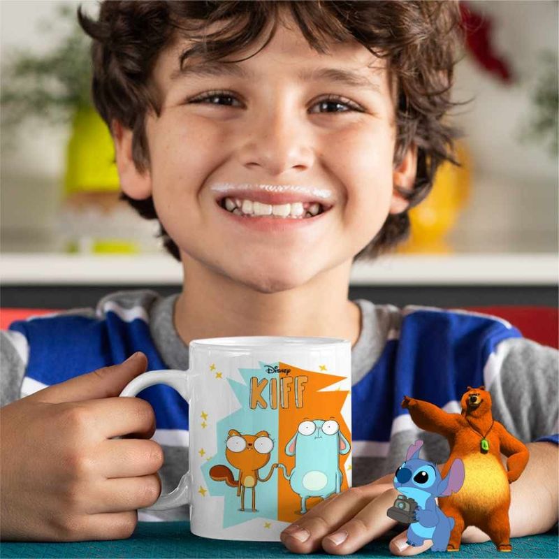 Casa si Gradina - Bucatarie si vesela - Cani si pahare - Cani si cesti - Cana Kiff Barry Friends Iepuras CoolTrend, alba, 330ml - Infinity.ro