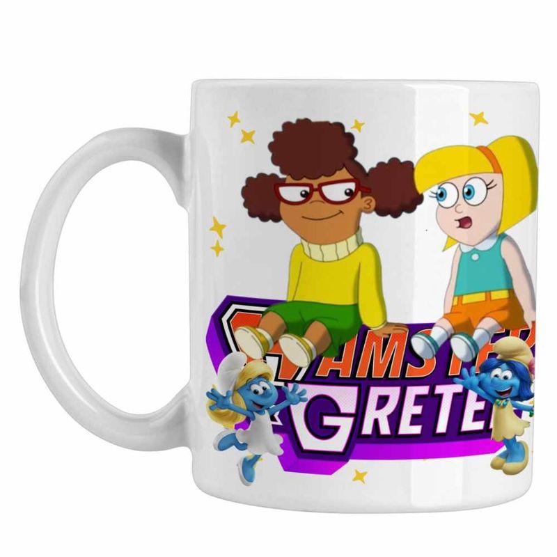 Casa si Gradina - Bucatarie si vesela - Cani si pahare - Cani si cesti - Cana Bailey Hamster Gretel Prietene CoolTrend, alba, 330ml - Infinity.ro