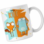 Casa si Gradina - Bucatarie si vesela - Cani si pahare - Cani si cesti - Cana Kiff Barry Friends Iepuras CoolTrend, alba, 330ml - Infinity.ro