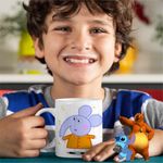 Casa si Gradina - Bucatarie si vesela - Cani si pahare - Cani si cesti - Cana Elefantul Edmond Purcelusa Peppa Pig CoolTrend, alba, 330ml - Infinity.ro