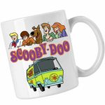 Casa si Gradina - Bucatarie si vesela - Cani si pahare - Cani si cesti - Cana Scooby Doo Friends Logo Mistere Fantome, CoolTrend, alba, 330ml - Infinity.ro