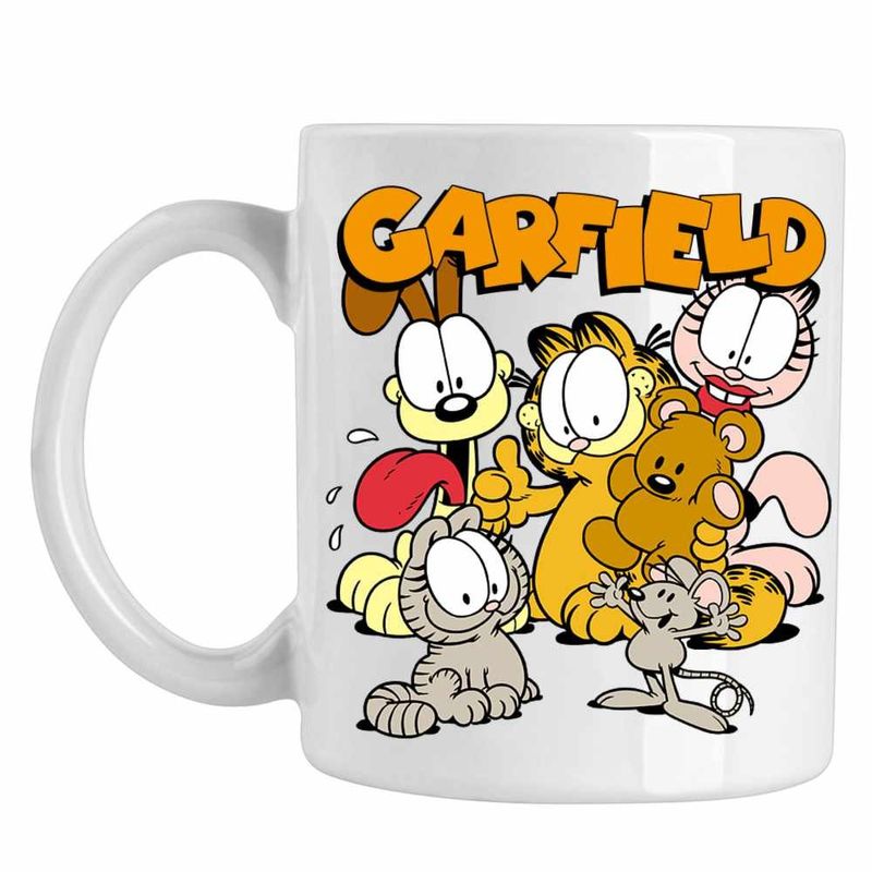 Casa si Gradina - Bucatarie si vesela - Cani si pahare - Cani si cesti - Cana Garfield Dream Team Pisici, CoolTrend, alba, 330ml - Infinity.ro