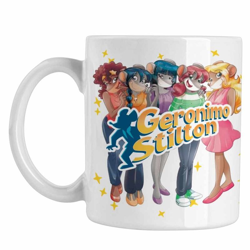 Casa si Gradina - Bucatarie si vesela - Cani si pahare - Cani si cesti - Cana Geronimo Stilton Thea Surori CoolTrend, alba, 330ml - Infinity.ro