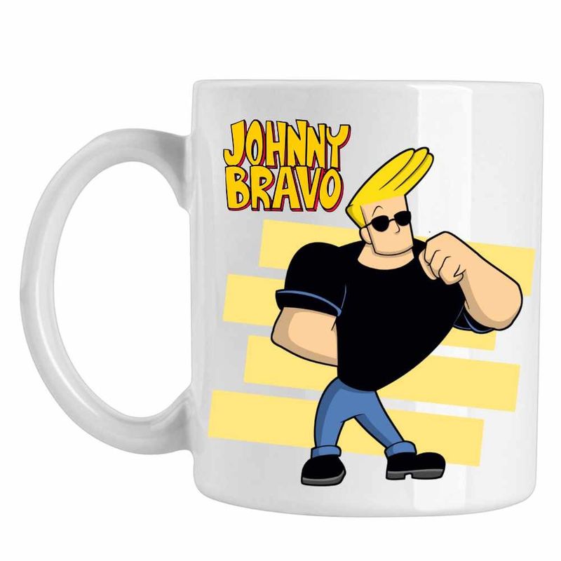 Casa si Gradina - Bucatarie si vesela - Cani si pahare - Cani si cesti - Cana Johnny Bravo Legend Fitness, CoolTrend, alba, 330ml - Infinity.ro