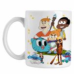 Casa si Gradina - Bucatarie si vesela - Cani si pahare - Cani si cesti - Cana Craig si Dumbrava Gumball Tung Sahur CoolTrend, alba, 330ml - Infinity.ro
