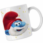 Casa si Gradina - Bucatarie si vesela - Cani si pahare - Cani si cesti - Cana Papa Strumf Smurf CoolTrend, alba, 330ml - Infinity.ro