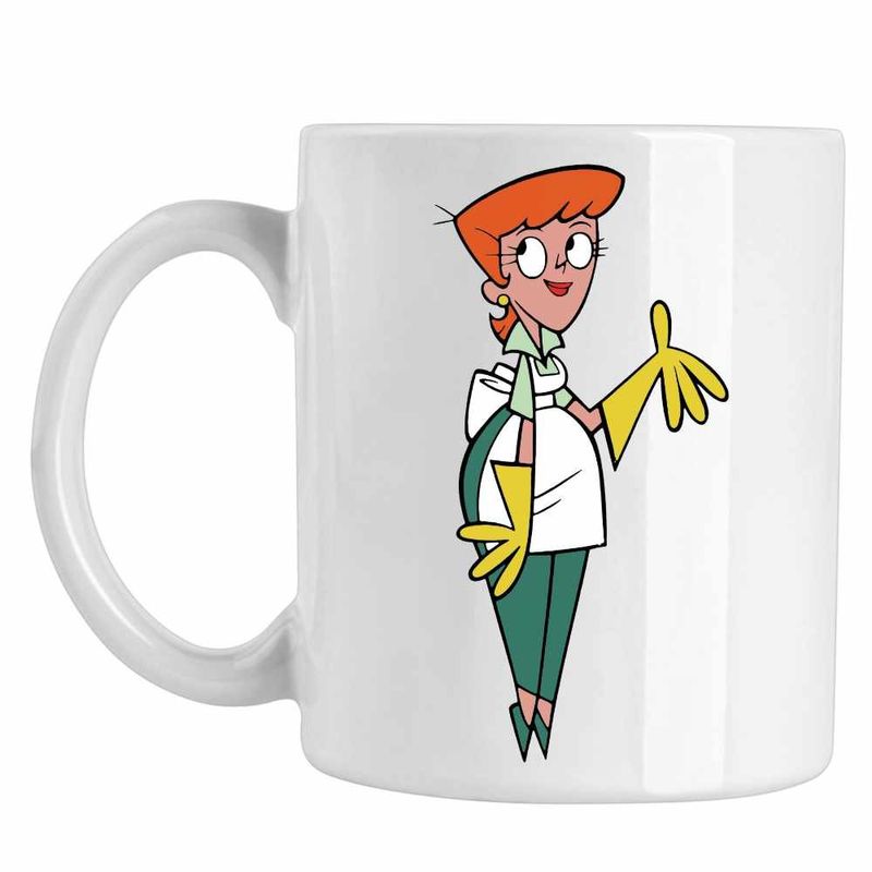 Casa si Gradina - Bucatarie si vesela - Cani si pahare - Cani si cesti - Cana Dexters Laboratory Mama, CoolTrend, alba, 330ml - Infinity.ro