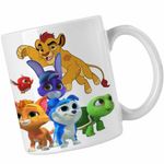 Casa si Gradina - Bucatarie si vesela - Cani si pahare - Cani si cesti - Cana Robogobo Kion Garda Felina CoolTrend, alba, 330ml - Infinity.ro
