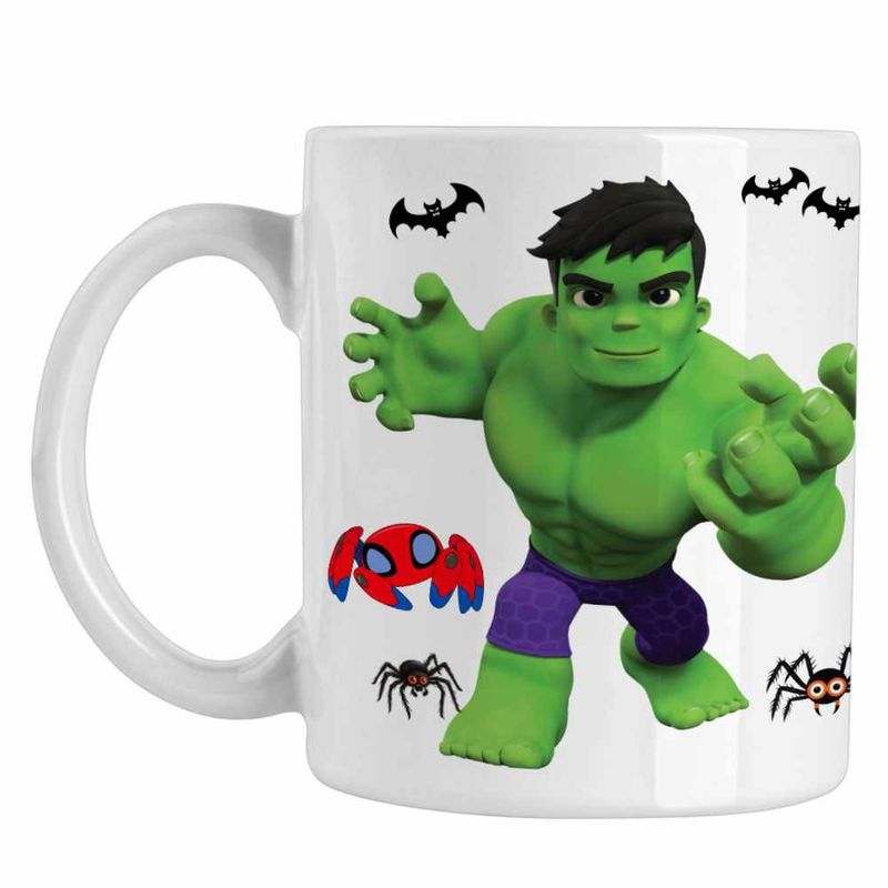Casa si Gradina - Bucatarie si vesela - Cani si pahare - Cani si cesti - Cana Hulk Paienjenel Marvel CoolTrend, alba, 330ml - Infinity.ro
