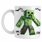 Casa si Gradina - Bucatarie si vesela - Cani si pahare - Cani si cesti - Cana Creeper Vagabond Minecraft CoolTrend, alba, 330ml - Infinity.ro