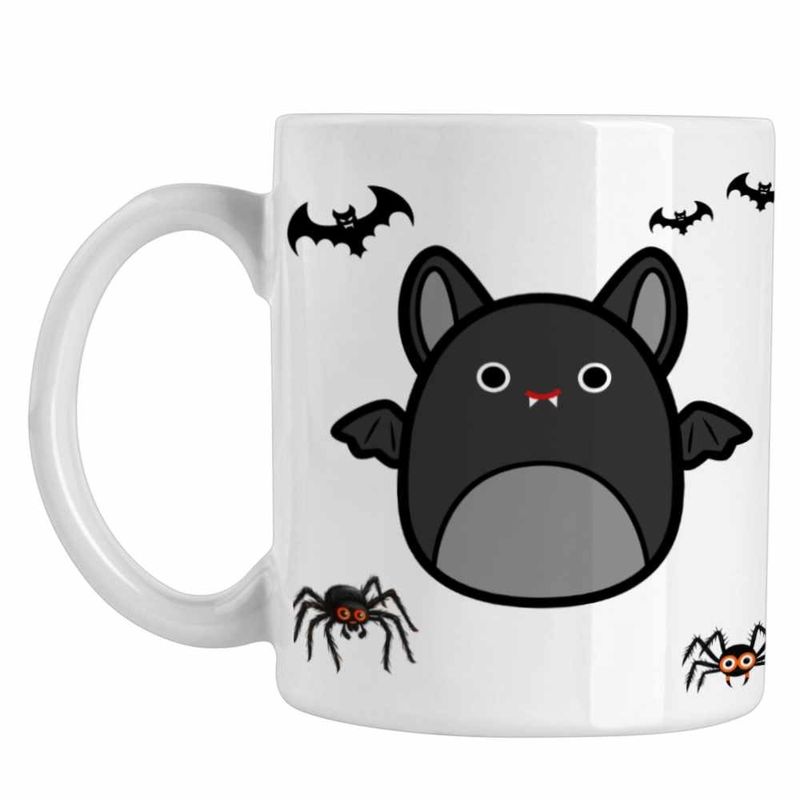 Casa si Gradina - Bucatarie si vesela - Cani si pahare - Cani si cesti - Cana Squishmallows Liliac CoolTrend, alba, 330ml - Infinity.ro